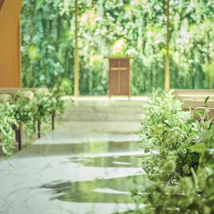 緑豊かな空間で特別なセレモニーを|アクアテラス迎賓館(新横浜)/テイクアンドギヴ・ニーズウェディングの写真(55846302)
