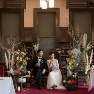 専属のフローリストが理想の結婚式をトータルコーディネート|神戸迎賓館 旧西尾邸の写真(25107650)
