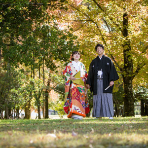 写真にもたくさん残したい色打掛でのフォトウェディング|ティアラ ザ ガーデンハウス(Tiara THE GARDEN HOUSE)の写真(37521440)