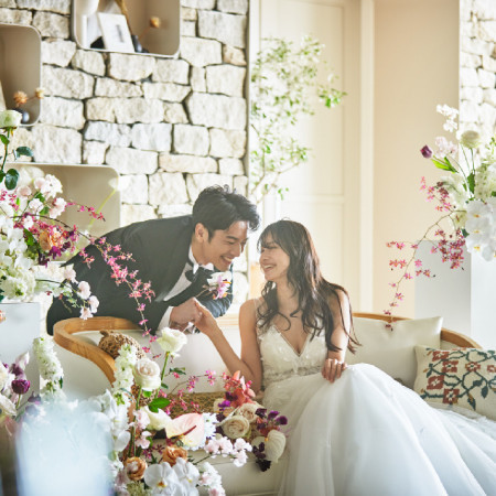 石畳のスイーツガーデンは上質でやわらかい時間を過ごせる。