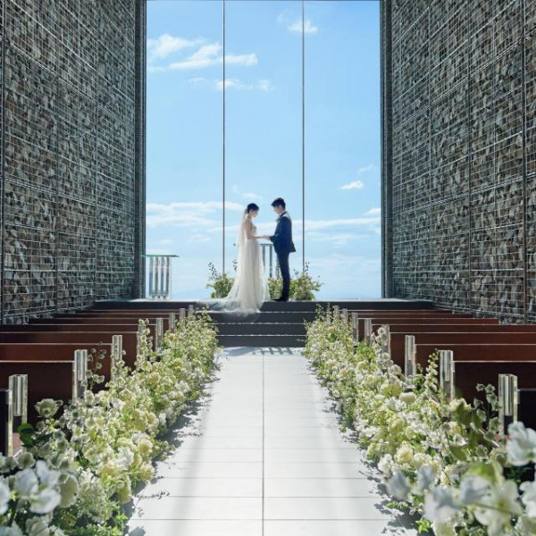 【挙式料20万円分プレゼント】会場見学1件目限定！天空の教会で叶える唯一無二のセレモニー