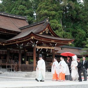 多賀大社の和風結婚式の写真