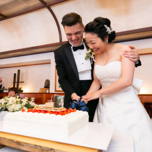 ケーキ入刀やファーストバイトもご案内可能です|権八 西麻布の写真(49781985)