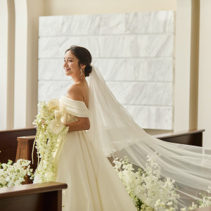 憧れの結婚式。幼い頃夢見た日がもうすぐです。結婚式の準備はたくさんありますが、どうか私たちに安心してお任せください。スタッフ一同心を込めてサポートさせていただきます|アイネス ヴィラノッツェ大阪（クラウディアホールディングスグループ）の写真(55161099)