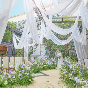 全館貸切だからこそ叶う、おふたりだけの「SLOW WEDDING」ゆったりとした時間を贅沢につかって心ゆくまでお楽しみください。|アイネス ヴィラノッツェ大阪(クラウディアホールディングスグループ)の写真(55133429)