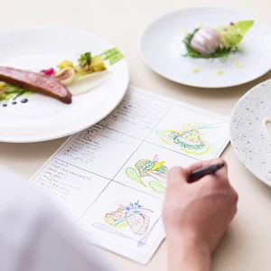 【笑顔を生み出す大切なひと手間】すべてのゲストへお好みのお料理のリクエストをお聞きしています。提供方法や食べ方にまで工夫を凝らし、感動し会話がはずむお料理を。|アイネス ヴィラノッツェ大阪（クラウディアホールディングスグループ）の写真(37518059)