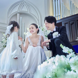 お子様にも参加してもらい、笑顔溢れる温かなセレモニー