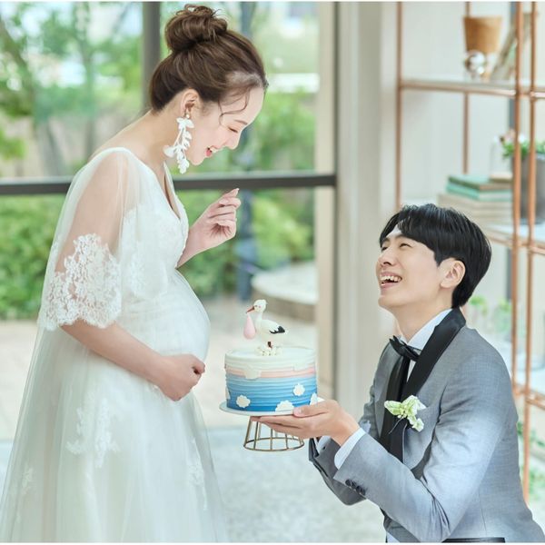 ご新郎ご新婦様と、新しい家族で迎える暖かな結婚式を♪やりたいことをお得に叶えるマタニティ割をご用意♪