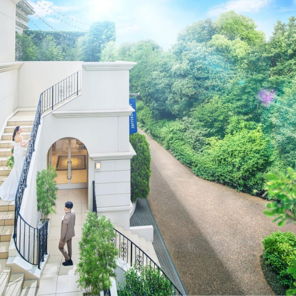 ホテルのような上質で安心のエントランス*充実した設備でゲストも快適に過ごせる♪前撮りでも大人気*