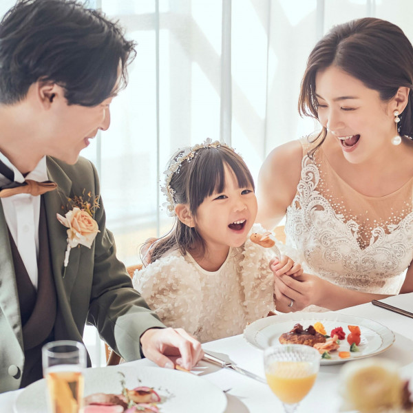 キッズルームや授乳室、おむつ替え部屋など施設も充実！さらにパパママ婚の専属プランナーが安心サポート♪