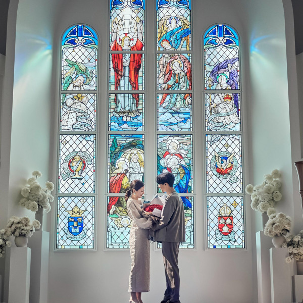 県内最大級の大聖堂チャペルをおふたりだけに貸切でご案内♪かけがえのないお時間をお過ごしください。