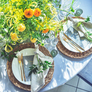【マウルール】テーブル装花やコーディネートもオシャレに♪専属のフローリストやアートディレクターがふたりらしさをご提案。|ヴィラ・アンジェリカの写真(34044237)