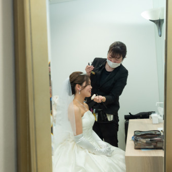 ヘアメイクリハーサルからおふたりをサポート。イメージできない当日の不安も解消!