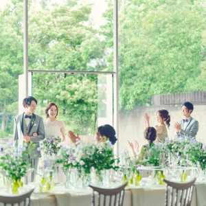 直前◎＼当館人気No.1*／2万ギフト贈＊緑×空のチャペル×絶品試食