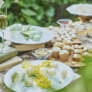 ナチュラルコーディネートにはデザートブッフェがおすすめ♪|ブリーズレイ・プライベートテラスの写真(54705886)