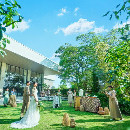 2000坪の1組貸切邸宅。貸切だからこその自由でオリジナルな演出やアレンジが叶う♪