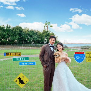 常設でドッグランがあるから、ペット婚はお任せください！|The Matirtha Suite ザ マティルタスイートの写真(53714045)