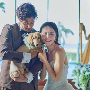 愛犬と一緒にチャペルで記念撮影！|The Matirtha Suite ザ マティルタスイートの写真(53713540)