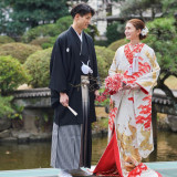 【1件目来館・成約特典】花嫁支持率No.1！衣装50％OFF＆日本庭園でお得な前撮りプラン登場