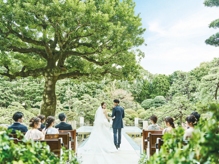 日本庭園で叶う伝統の結婚式、一生の想い出を100年の庭で