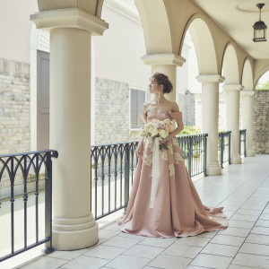 装花やブーケ、ヘアメイク、ドレスまで好きを詰め込んで憧れのプリンセスに。|アモーレヴォレ サンマルコの写真(31929621)