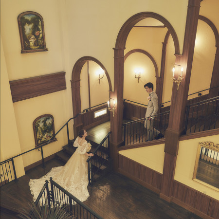 どこを切り取っても絵になるから映画の主人公のような花嫁に。