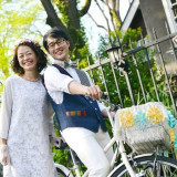 #オリジナルウエディング#自転車入場#カジュアル#演出#ガーデンウエディング