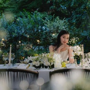 夕暮れのウエディングもおしゃれに|フェリーチェガーデン日比谷（東京都指定有形文化財）の写真(56971770)