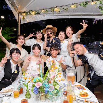 おふたりのやりたい事を実現させる。ゲストもおふたりも全員主役の唯一無二の結婚式。
