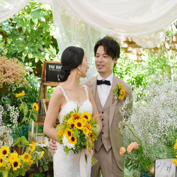 都会のガーデンで叶えるサマーウエディング！夏ならではのおもてなしもご提案♪