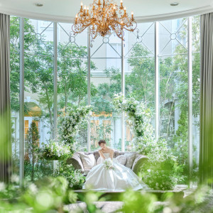 naturalコーディネートは落ち着いたお二人らしい空間に|セントグレースヴィラの写真(55718773)