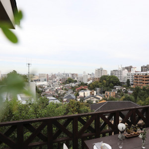 中庭からの景色。福岡市が一望できる。|IMURI (イムリ)の写真(8426625)