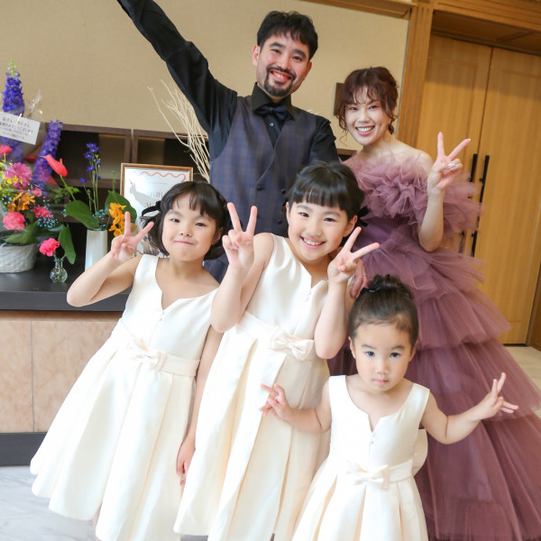 お子様がいても安心の結婚式場でファミリーウエディングも可能♪