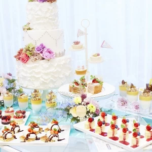 デザートビュッフェの演出は、ちびっこからご年配のゲストまで笑顔になる魔法のよう！|ラ・セーヌブランシュの写真(1070938)