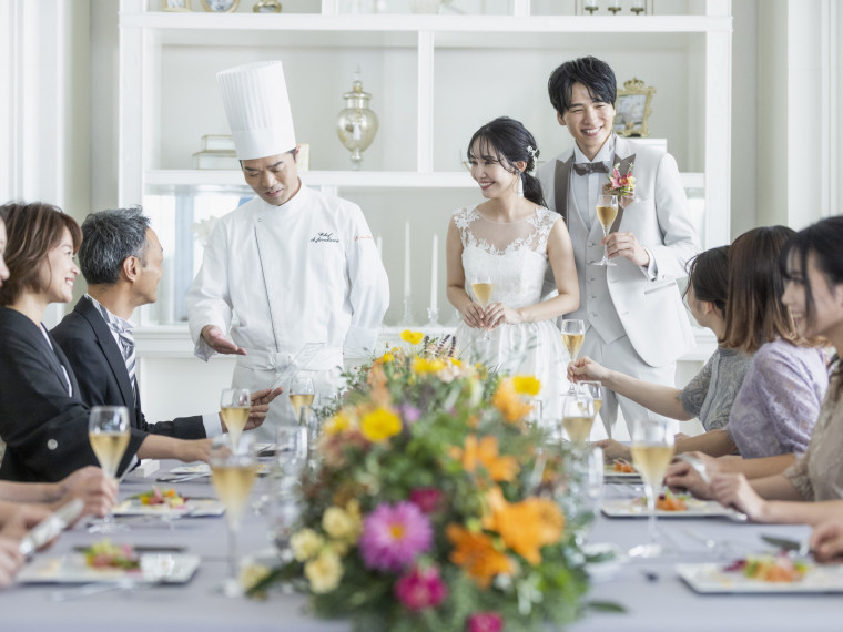 大切なゲストへふたりだけのオリジナル料理で最高のおもてなしを