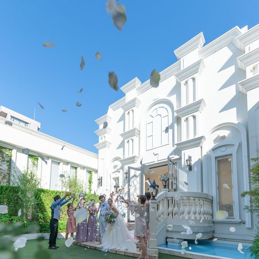 ラ・セーヌブランシュの結婚式の公式写真（2枚目）