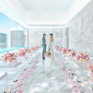 【10大特典&ギフト1万円】光と水のチャペル×豪華3.5万円コース試食