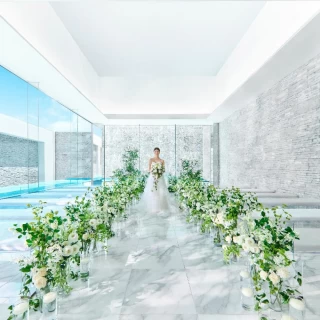 直前OK《光と水のチャペル》新作ドレス*3.5万円試食*ギフト1万円