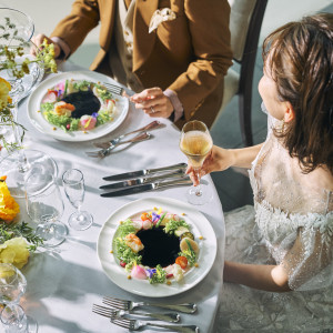 お席を立った際は料理の提供をしないなどのこだわり。アレルギー食材対応はもちろん苦手食材もご対応。|BELLE UN JOUR(ベルアンジュール)の写真(24784490)