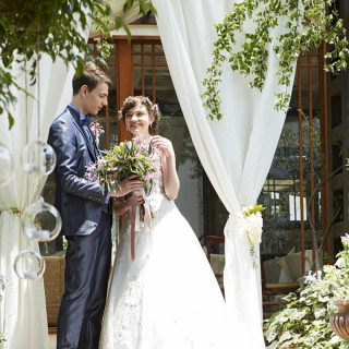 ◆木曜:ドレス30万優待◆ガーデンセレモニー×和牛コラボ試食