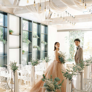 暖かい光で、ドレス姿の花嫁が一層美しく。|GRAND-CIEL OKAZAKI（グランシェル岡崎）の写真(26116258)