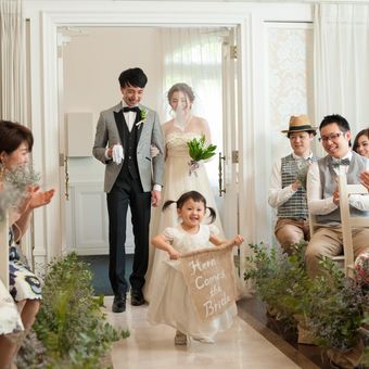 お子様と一緒のウエディングも◎