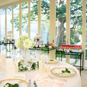 ナチュラルな白と緑を基調にしたコーディネート|アンジュ・デ・ラヴィの写真(214859)