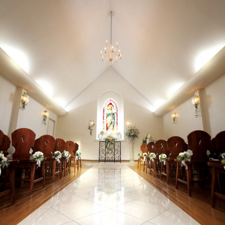 着席最大68名様 チャペル式・人前式どちらでも♪