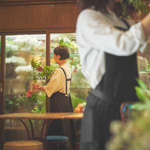 ブーケ、会場装花、フラワーシャワーなど、、当館を知り尽くしたアトリエスタッフが考案します|アンジェリカ ノートルダム/FIVESTAR WEDDINGの写真(44544133)