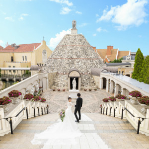 目に入る景色にビルや看板などは含まれません|アンジェリカ ノートルダム/FIVESTAR WEDDINGの写真(30299653)