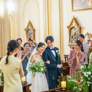 60分～最後の比較見学に《大聖堂×コース試食×ドレス》見積相談