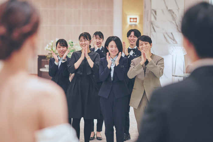 結婚式当日まで、スペシャリストたちが徹底サポート♪安心して結婚式を迎えられます