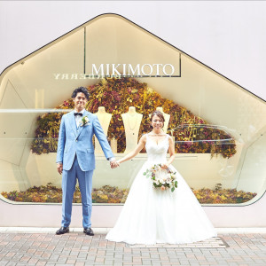 世界でも有名なMIKIMOTOビル。|DAZZLE (レストランダズル）の写真(2524933)