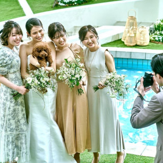 【愛犬と”会場内”もOK】緑溢れる貸切ガーデン邸宅×人気演出♪